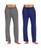 颜色: Charcoal-Navy, Galaxy By Harvic | Men's Classic Lounge Pants, Pack of 2