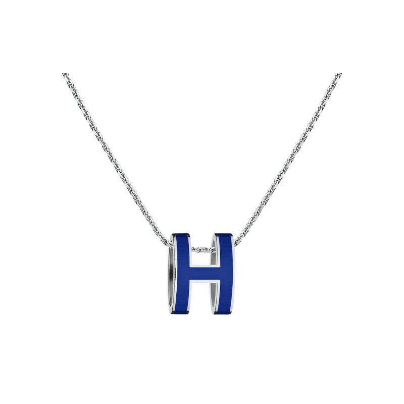 商品Hermes | HERMES 爱马仕 Pop H 项链 女款 颜色蓝银