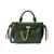 Michael Kors | Hamilton Legacy Small Belted Leather Satchel, 颜色Amazon Green