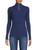 商品第3个颜色NAVY, Patrizia Luca | ​Mockneck Ribbed Knit Top
