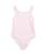 Ralph Lauren | Gingham Ruffled One-Piece Swimsuit (Little Kids), 颜色Carmel Pink