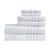 颜色: White, Clean Spaces | Nurture Microbial Resistant 6-Pc. Bath Towel Set, 30" x  54"