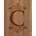 颜色: LETTER C, Picnic Time | Monogram Artisan Acacia Wood Serving Plank