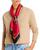 color Red/Multi, Echo Design | Animal Menagerie Silk Square Scarf