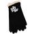 Ralph Lauren | Suede Logo Faux Sherling Gloves, 颜色Black