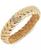 颜色: Gold, Anne Klein | Crystal Pavè Sculptural Braid-Look Stretch Bracelet