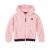 商品Tommy Hilfiger | Big Girls Sherpa Zip-Up Hooded Sweatshirt颜色Pink