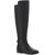 商品Style & Co | Style & Co. Womens Kimmball Faux Leather Stretch Over-The-Knee Boots颜色Black Smooth