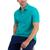 颜色: Deep Green, Club Room | Men's Regular-Fit Textured Polo Shirt, Created for Macy's
