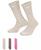 颜色: Multicolor Oatmeal, NIKE | Unisex Everyday Plus Cushioned Training Crew Socks 3 Pairs