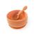 商品第2个颜色Rust, Simka Rose | Silicone Baby Bowl and Spoon Set