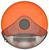 商品第3个颜色orange, Pet Life | Pet Life  'Axler' Triple Rotating Rake Deshedder and Dematting Grooming Pet Comb