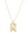 颜色: R, Bloomingdale's | Helium Initial Pendant Necklace in 14K Gold, 16"-18"