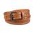 商品Levi's | Men's Trapunto Detail Leather Workwear Belt颜色Tan