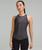 Lululemon | Base Pace Two-Toned Ribbed Tank Top, 颜色Black/Gull Grey