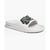 颜色: White/ Dark Green, Lacoste | Men's Croco 2.0 Slide Sandals