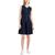 Tommy Hilfiger | Women's Sneaker Fit & Flare Dress, 颜色Navy