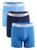 商品第1个颜色LIGHT BLUE MULTI, Calvin Klein | Ultra Soft 3-Pack Boxer Briefs