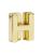 商品第8个颜色Gold - H, Moleskine | Initial Gold Plated Notebook Charm