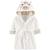 商品第1个颜色White, Carter's | Baby Boys or Baby Girls Hooded Animal Terry Bath Robe