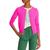 颜色: Peony, AQUA | Aqua Womens Cashmere Crewneck Cardigan Sweater