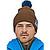 color Line Logo Rdge/Mulch Brwn, Patagonia | Patagonia Powder Town Beanie