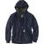 商品Carhartt | Carhartt Men's Rain Defender Rockland Sherpa-Lined Full-Zip Hooded Sweatshirt颜色New Navy