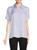color LAVENDER, Vince | Rolled Cuffs Silk Blend Shirt