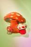 商品Urban Outfitters | Mushroom Tufted Throw Pillow颜色Red