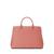 颜色: Pink Mahogany, Ralph Lauren | Crosshatch Leather Large Hanna Satchel