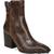 color Brown SNKPTLEA, Sam Edelman | Sam Edelman Womens Carlysle Booties Leather Ankle Boots