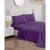 商品第3个颜色Purple, Juicy Couture | 100% Polyester Satin 4 Piece Sheet Set