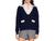 商品Sandro | Nea Cable Knit Sweater颜色Navy Blue