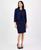 颜色: Midnight Navy, Le Suit | Women's Open-Front Collarless Jacket and Sheath Dress Suit Set, Regular & Petite