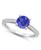 颜色: White Gold, Macy's | Tanzanite (1-3/8 Ct. t.w.) and Diamond (1/6 Ct. t.w.) Ring