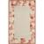 商品Martha Stewart | Poppy Border MSR3629C Terracotta 2'3" x 10' Runner Rug颜色Terracotta