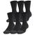 颜色: Black, Under Armour | Under Armour Perf Tech 6 Pack Crew Socks - Men's