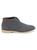 商品Calvin Klein | Malory Faux Leather Chukka Boots颜色DARK_GREY