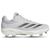 颜色: Black/White/Team Light Grey, Adidas | adidas adiZero Electric TPU Dugout  - Men's