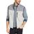 商品Club Room | Men's Colorblock Fleece Sweater Vest, Created for Macy's颜色Smooth Silver