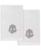 颜色: Silver, Linum Home Textiles | Textiles Turkish Cotton May Embellished Bath Towel Set, 2 Piece