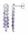 颜色: Amethyst, Macy's | Cubic Zirconia Leaf Drop Earrings