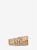 商品Michael Kors | Logo Buckle Leather Belt颜色CAMEL