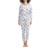 商品Tommy Hilfiger | Women's Hacci Printed Pajama Pullover Pant Set颜色Chambray Large Stars