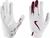 颜色: White/White/Deep Maroon, NIKE | Nike Adult Vapor Jet 8.0 Football Gloves