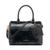 商品Calvin Klein | Ashley Embossed Signature Medium Satchel颜色Black