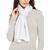 color White, Vince Camuto | Vince Camuto Womens Pointelle Metallic Scarf