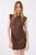 color Chocolate, Urban Outfitters | UO Tatum Smocked Mini Dress