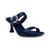 Anne Klein | Women's Josie Square Toe Dress Sandals, 颜色Navy Satin