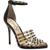 颜色: Smoke, Jessica Simpson | Jessica Simpson Westah Women's Studded Faux Leather Caged Dress Heels